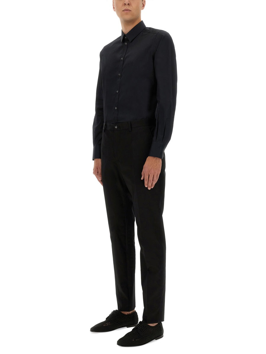 Dolce & Gabbana Men Gold Fit Cotton Shirt