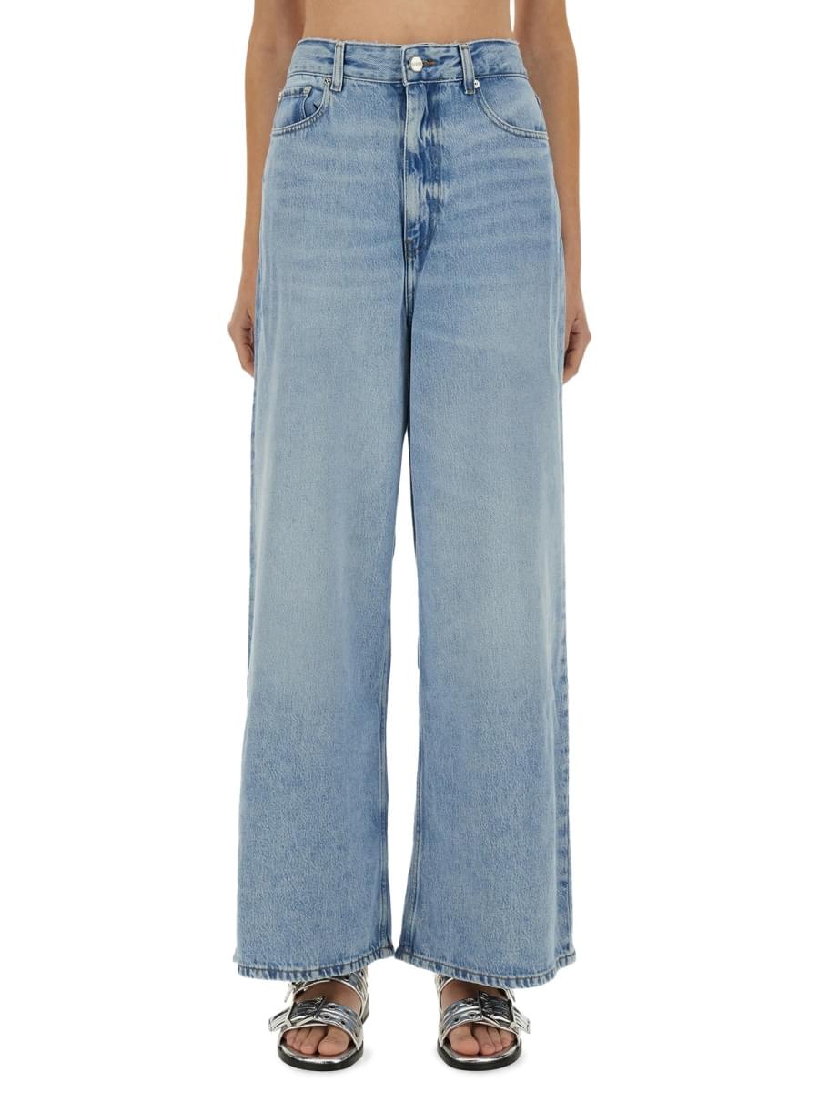 Ganni Women Jeans Baggy