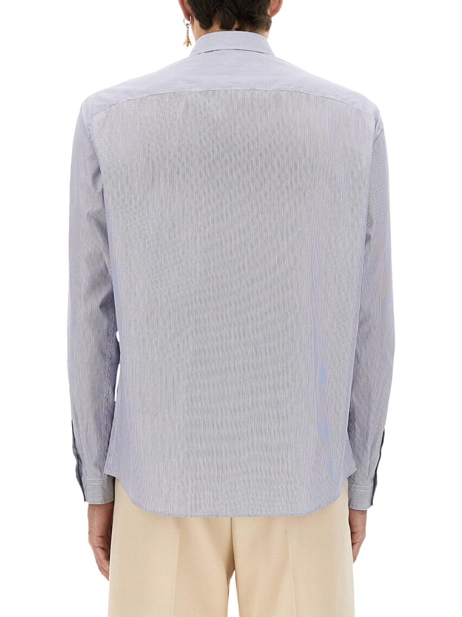 Valentino Men Striped Cotton Shirt
