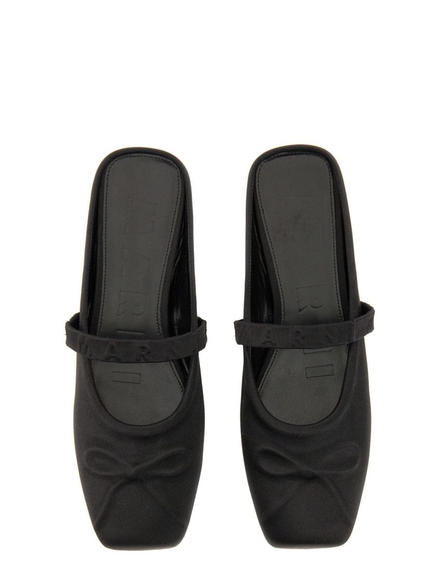 Marni Women Ballerina Sabot "Little Bow