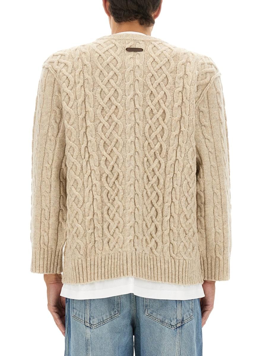 Moschino Men Pullover With T-Shirt