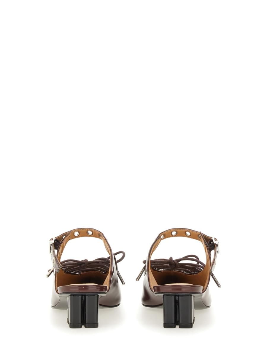Ganni Women Mule Lace-Up