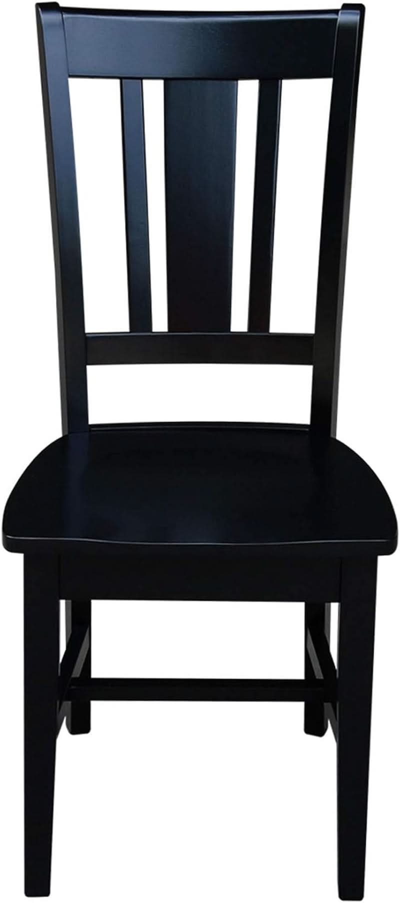 San Remo Splatback Dining Chairs Set Of Two, Black