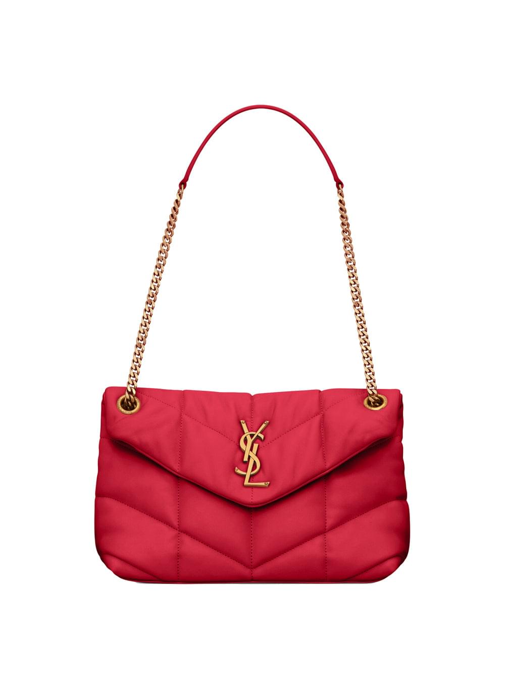 Saint Laurent Women Small Loulou Puffer Bag In Nappa Leather