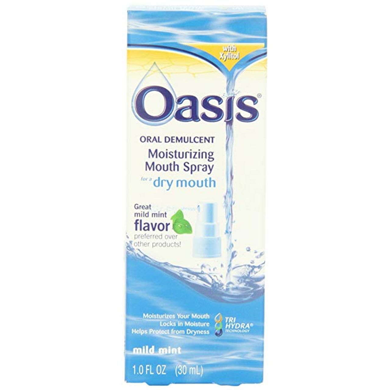 Oasis Moisturizing  Mouth Spray, Mild Mint, 1 Oz