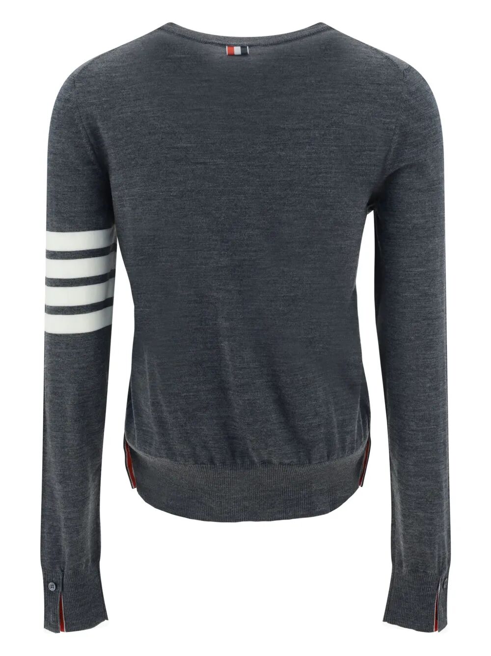 Thom Browne Women Wool 4-Bar Relaxed Pullover