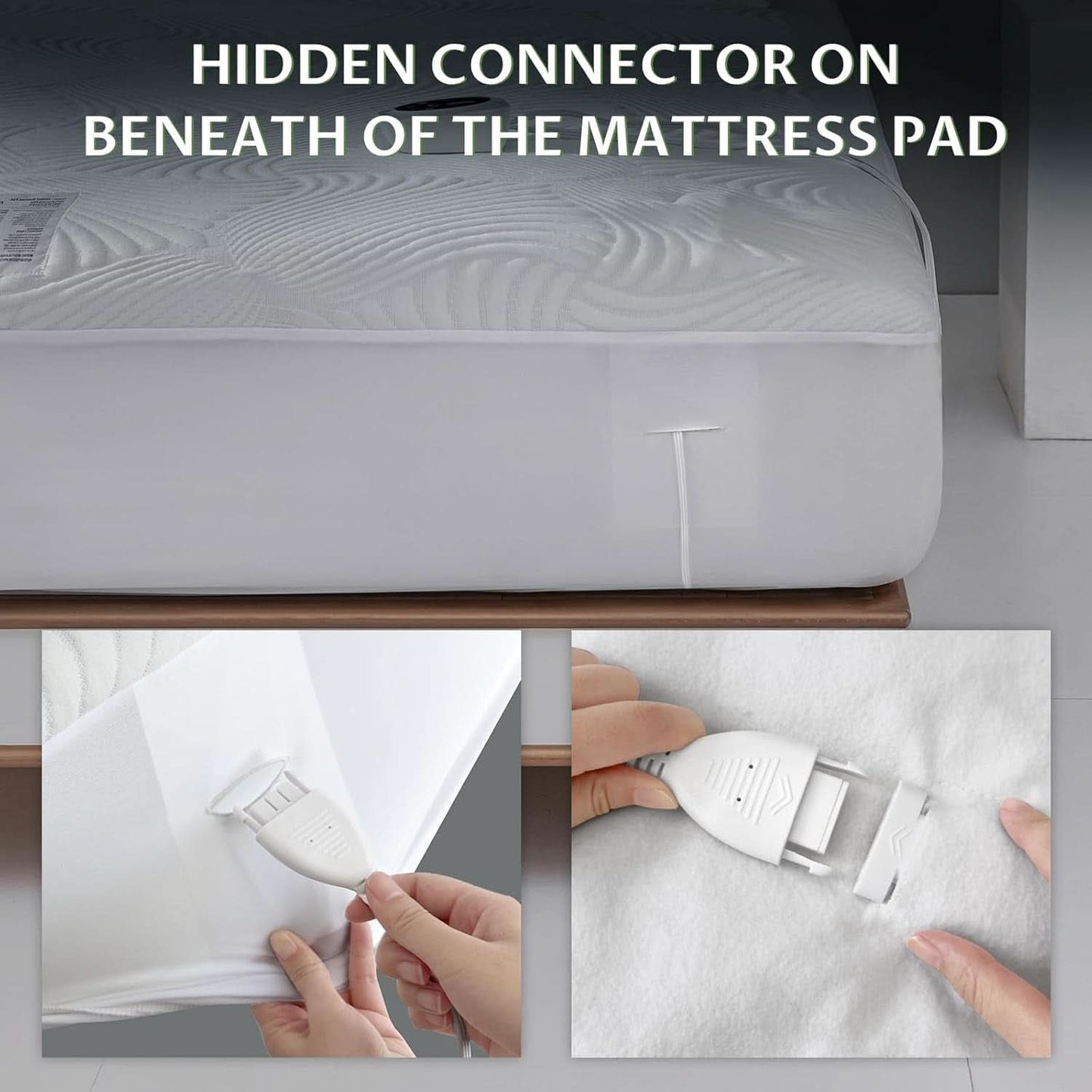 Queen Size Heated Mattress Pad with 10 Heat Settings