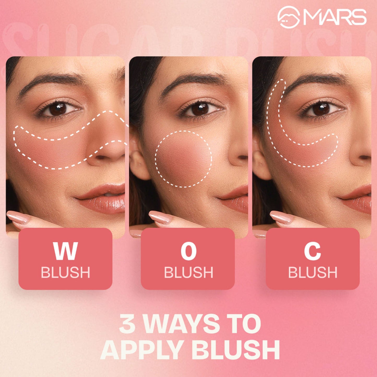 MARS Cosmetics Sugar Rush Liquid Blush - 05-Pink Mousse