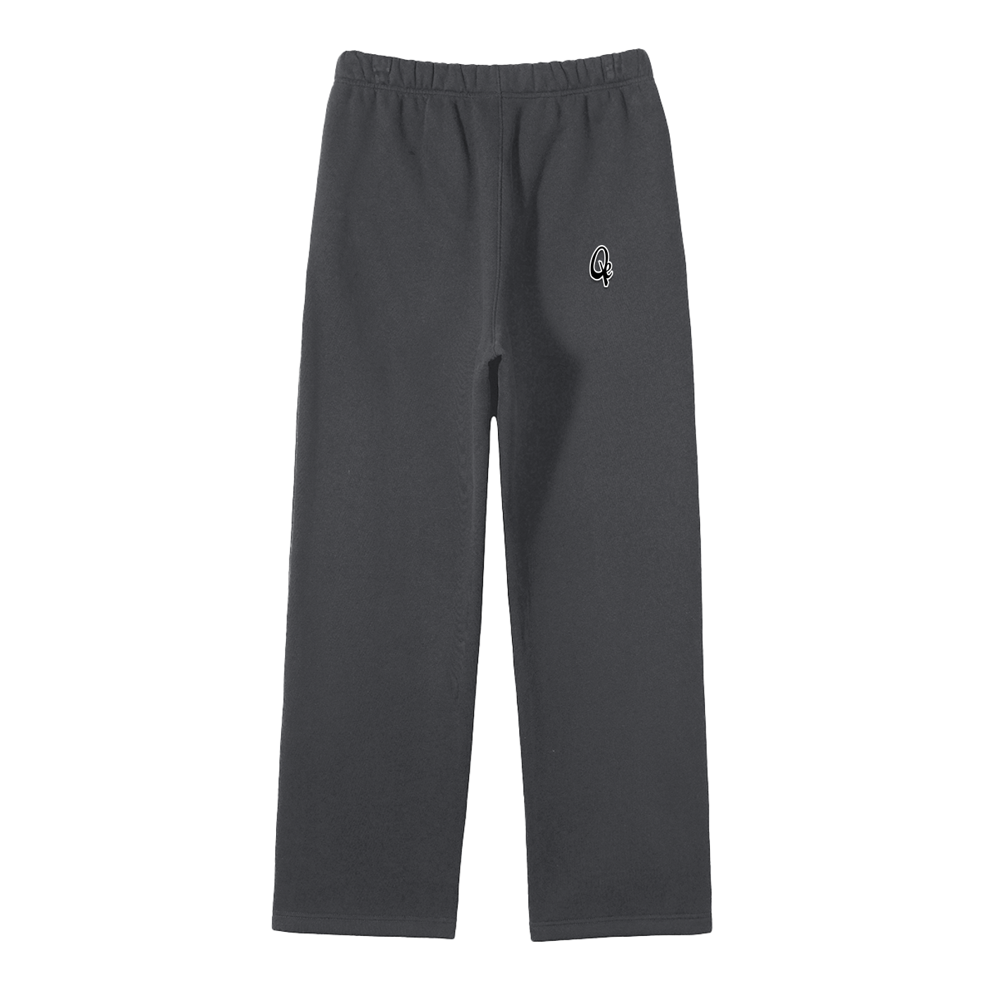 QE Unisex Solid Color Fleece Straight Leg Pants