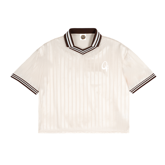 QE Contrast Stripes Polo Collar T-Shirt