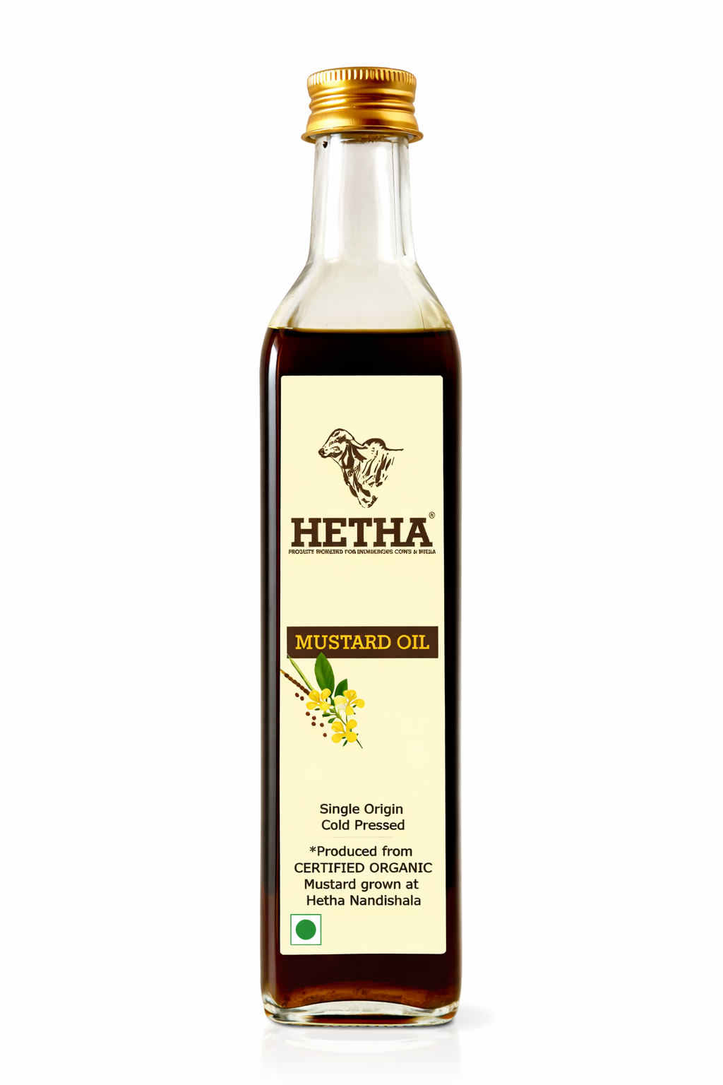 Hetha Organic Cold Pressed Black Mustard Oil