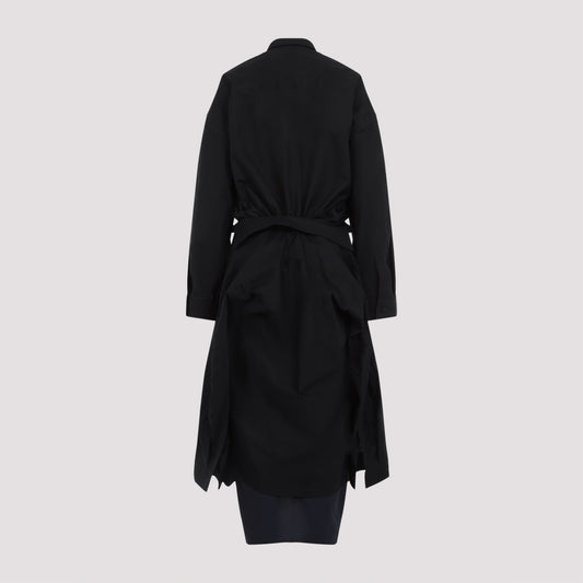 Balenciaga Maxi Patched Shirt Women