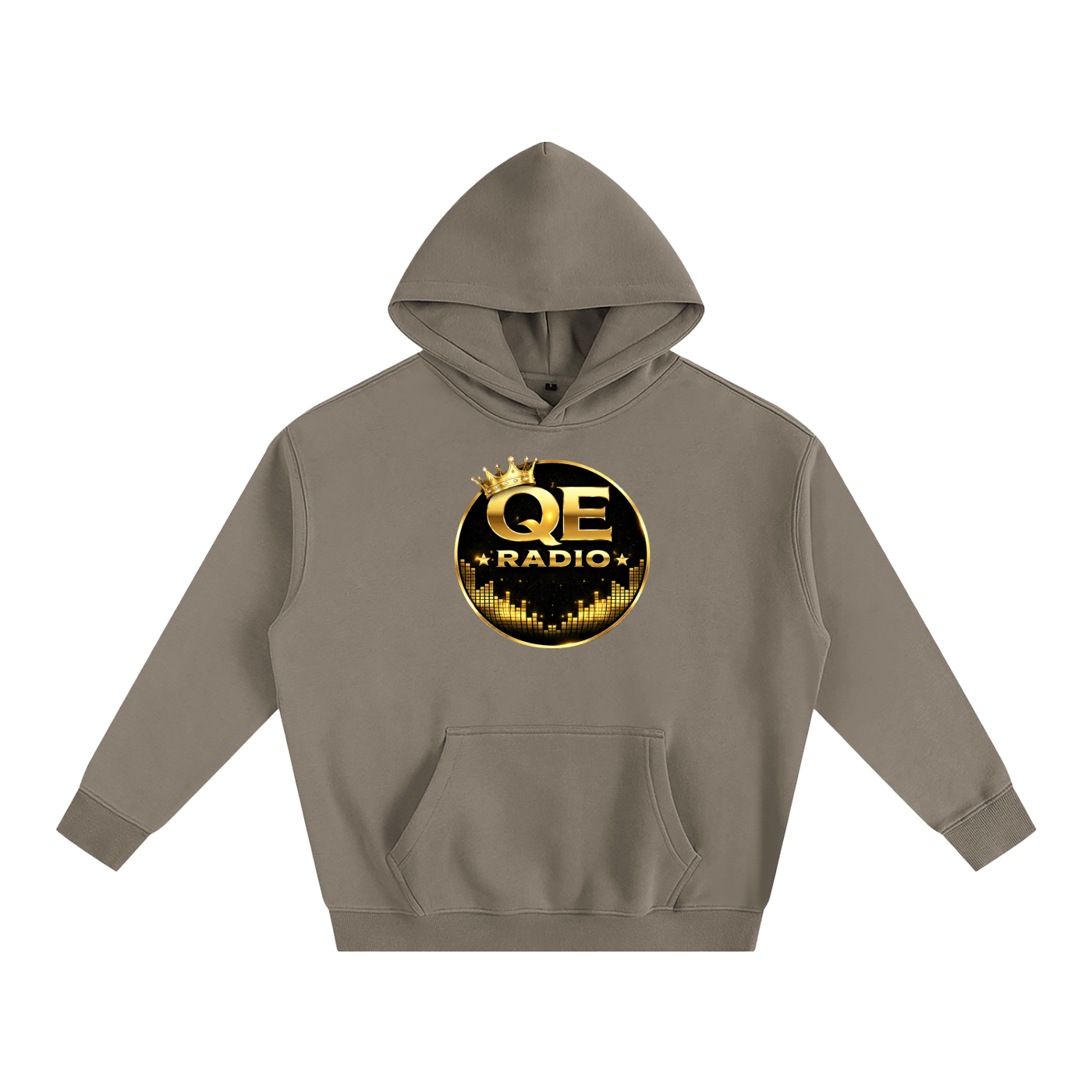 QE Radio Oversize Fleeced Hoodie