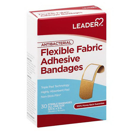 Leader® Antibacterial Flexible Fabric Bandages – All One Size