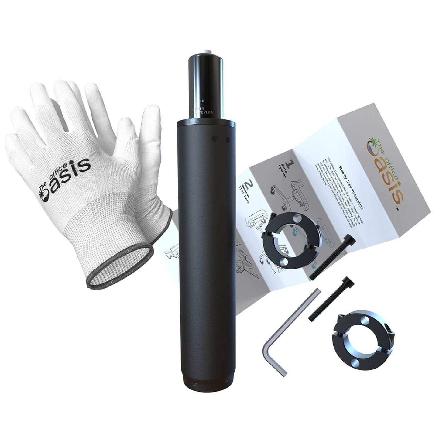 Office Chair Cylinder Replacement With Removal Tool Black