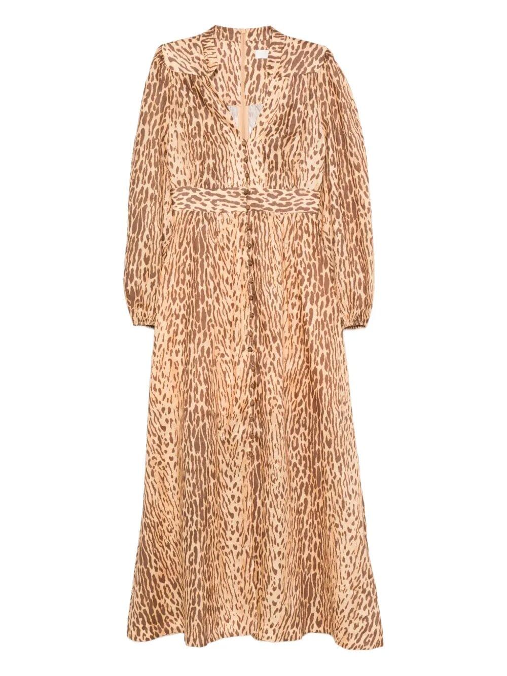 Zimmermann Women Cascadian Plunge Midi Dress
