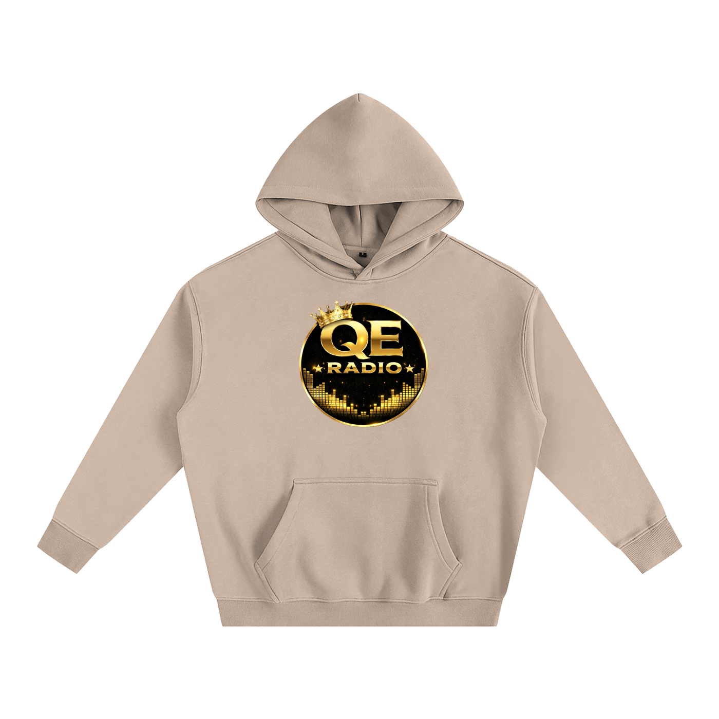 QE Radio Oversize Fleeced Hoodie