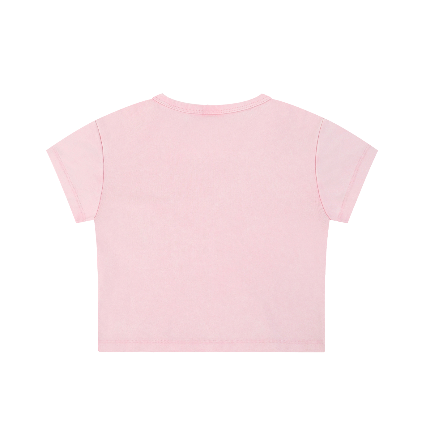 QE Muffins Snow Washed Crop Top
