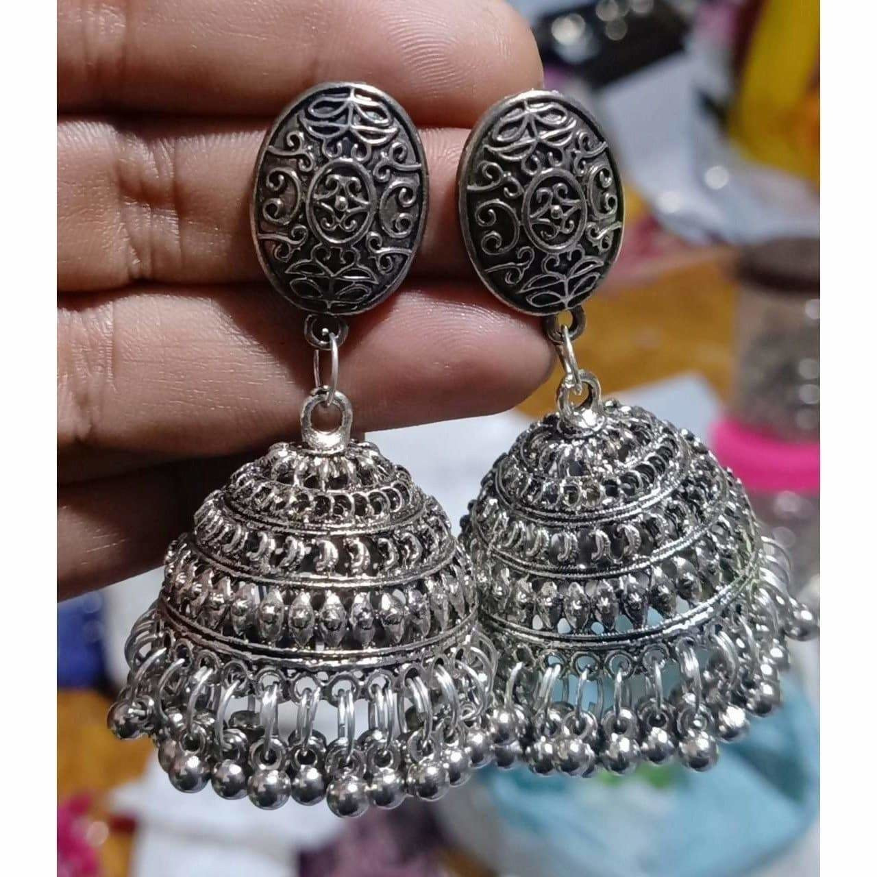 MS Fashion India Latest Design Traditional Jhumka Earrings