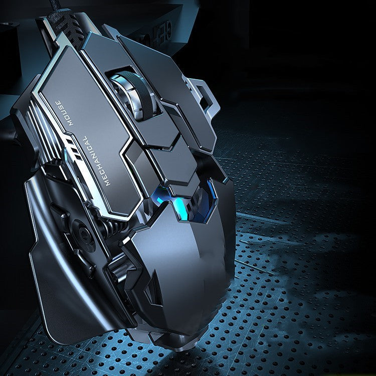 Gaming Ergonomic Wired Mouse 6400DPI Comfortable Game Mouse Optical PC USB Mice