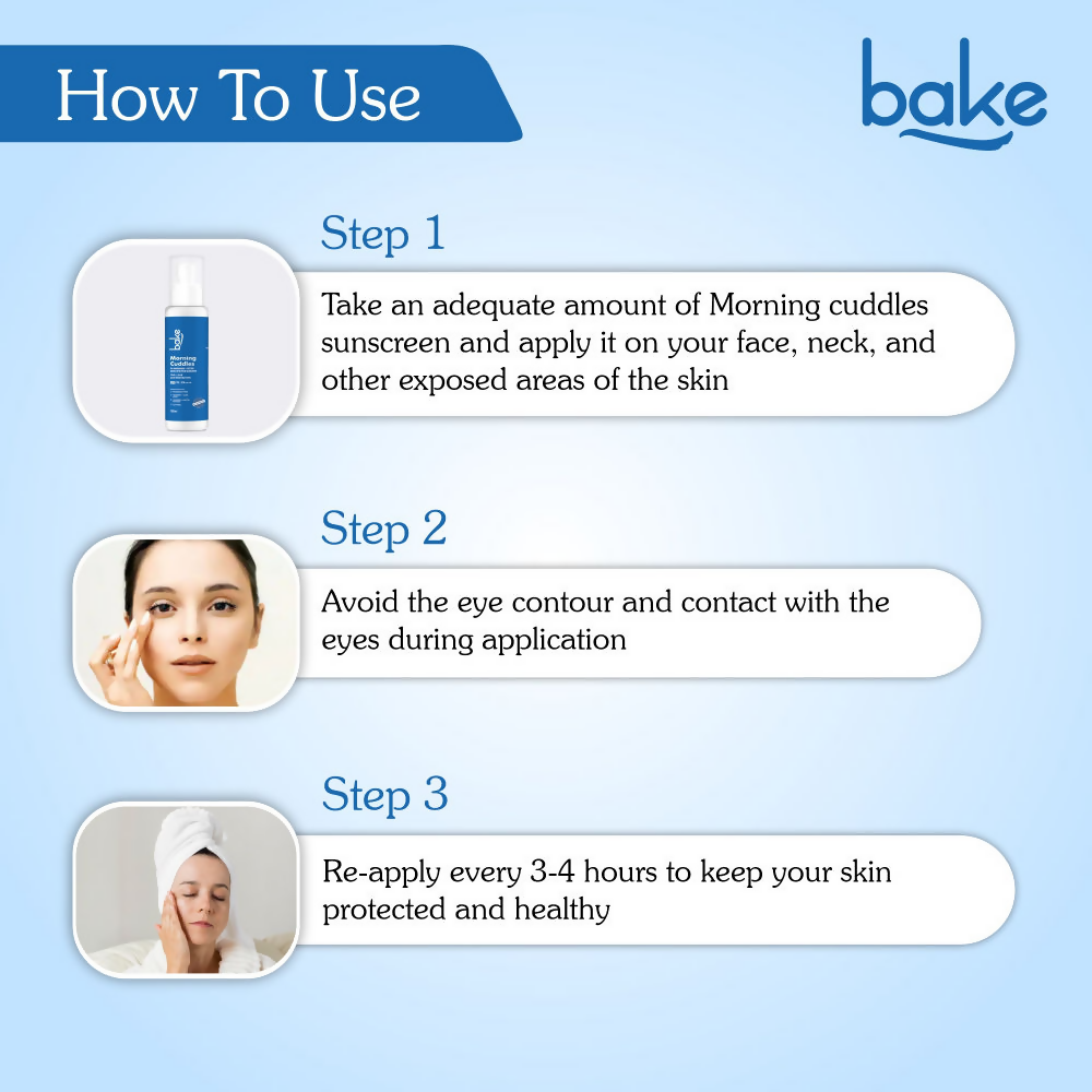 Bake Morning Cuddles 5% Niacinamide Sunscreen SPF 70