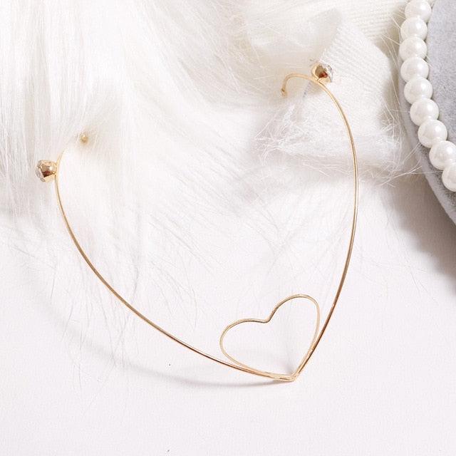 1PC New Fashion Headbands For Women Crystal Alloy Hairbands Back Holder Headwear Girls Lovely Hair Band Hair Accessories Headdress For Weddings