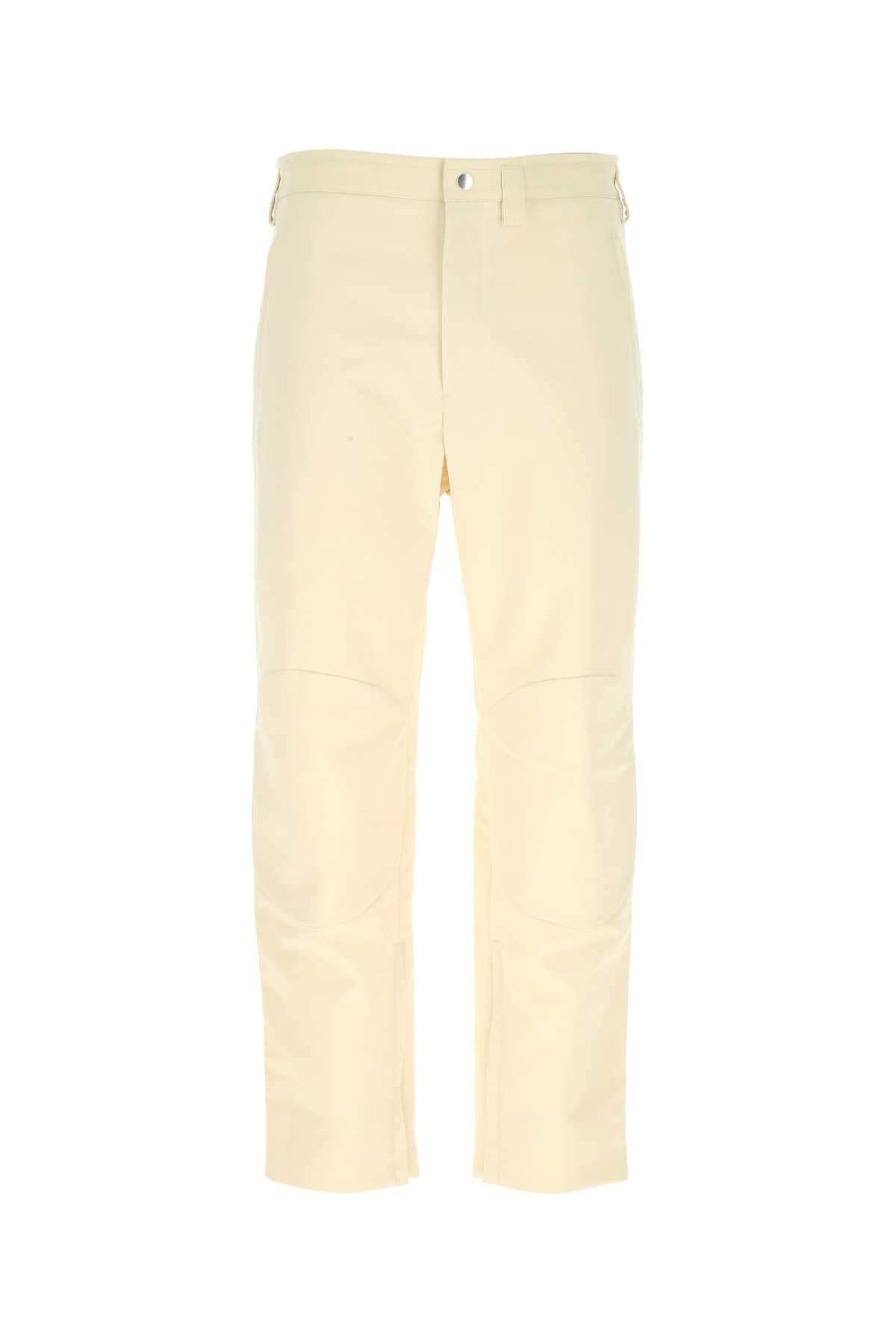 Jil Sander Men Ivory Cotton Pant