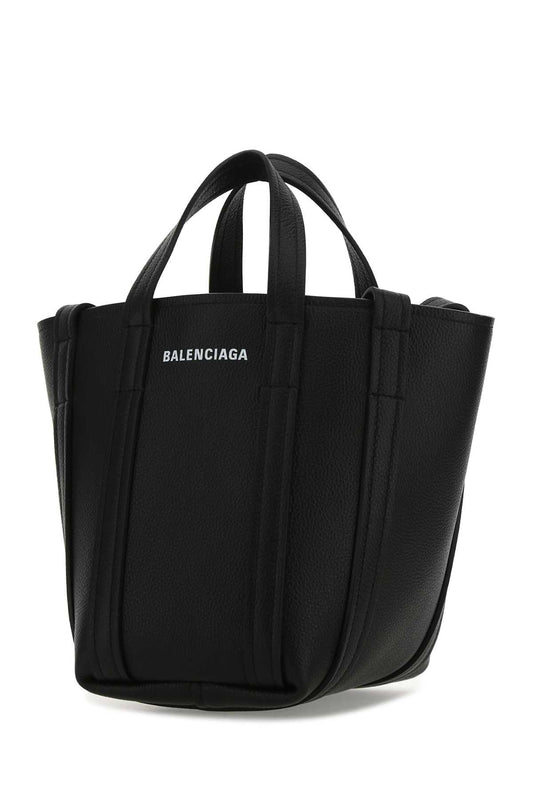 Balenciaga Women Black Leather Everyday Xs Handbag
