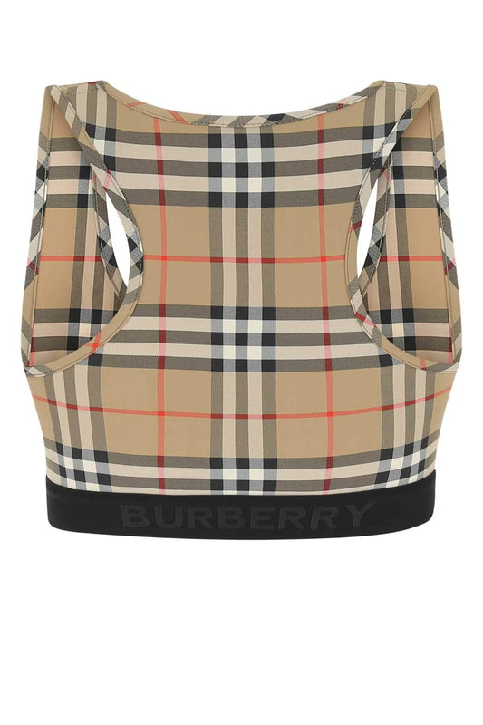 Burberry Women Printed Stretch Nylon Top