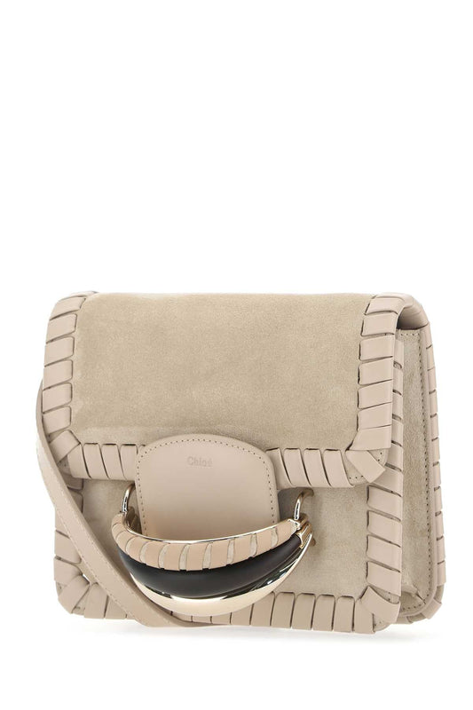 Chloe Women Sand Suede Kattie Clutch
