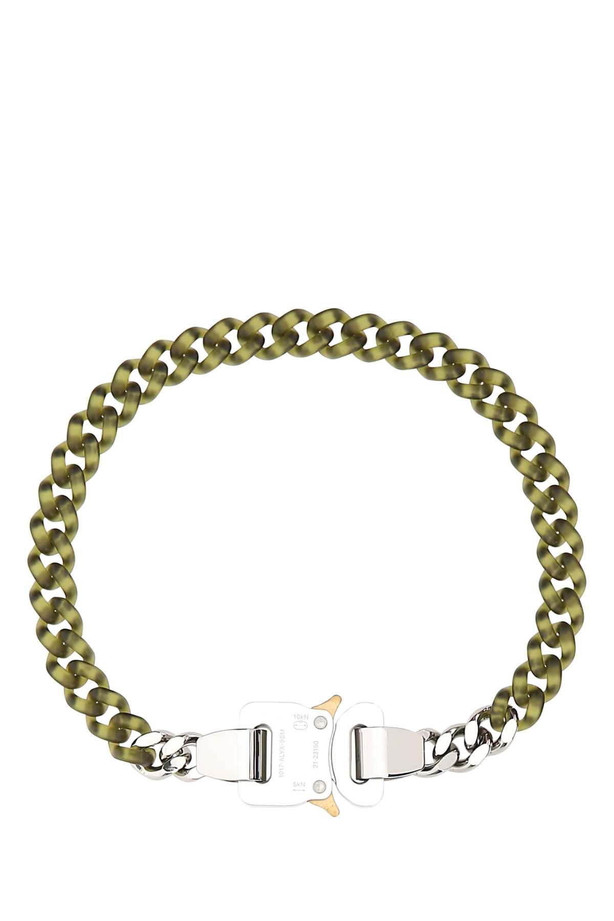 Alyx Men Two-Tone Nylon And Metal Necklace