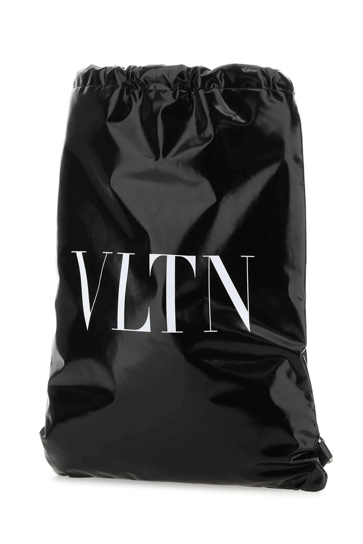 Valentino Garavani Men Black Leather Vltn Sack