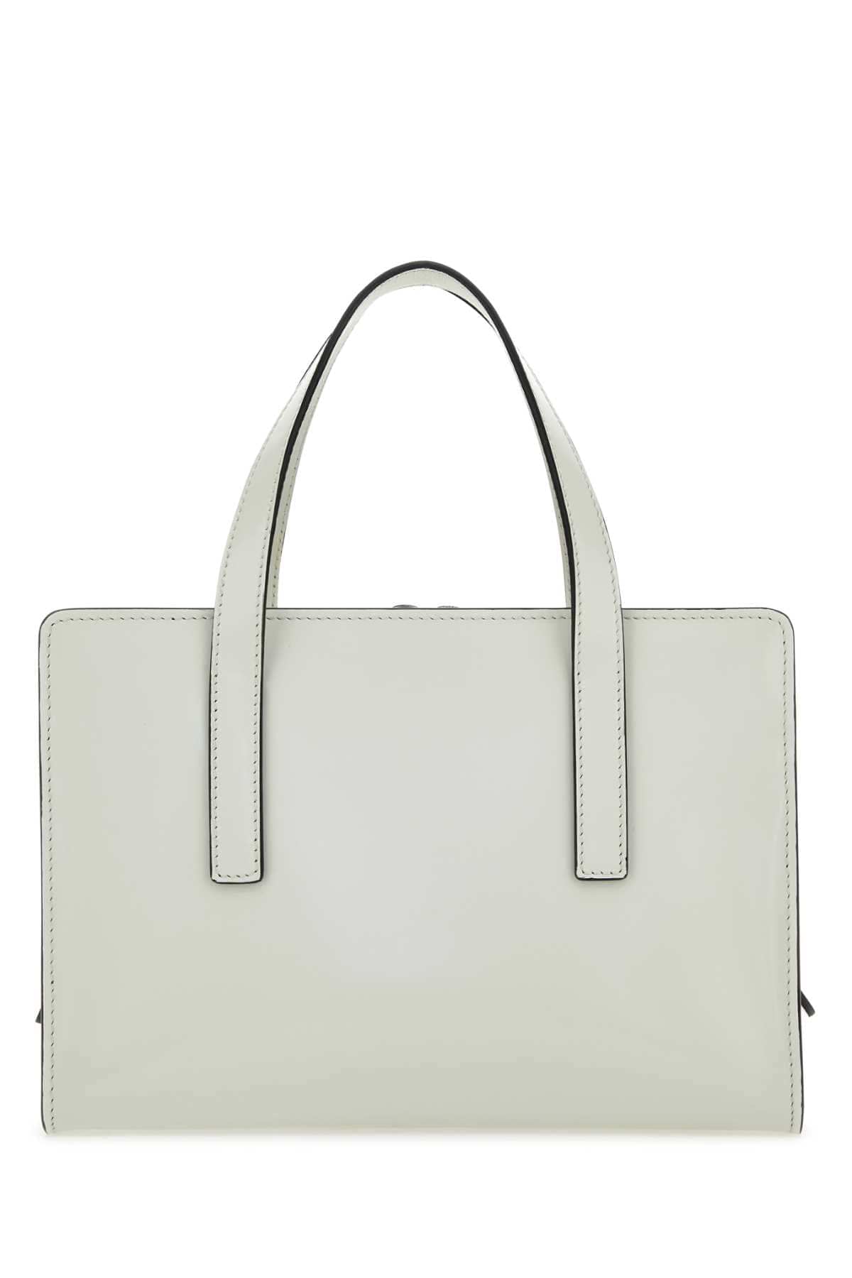 Prada Women Ivory Leather Re-Edition 1995 Handbag