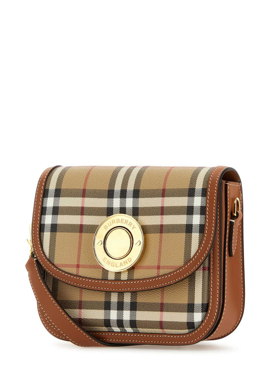 Burberry Women Printed Canvas Small Elizabeth Shoulder Bag