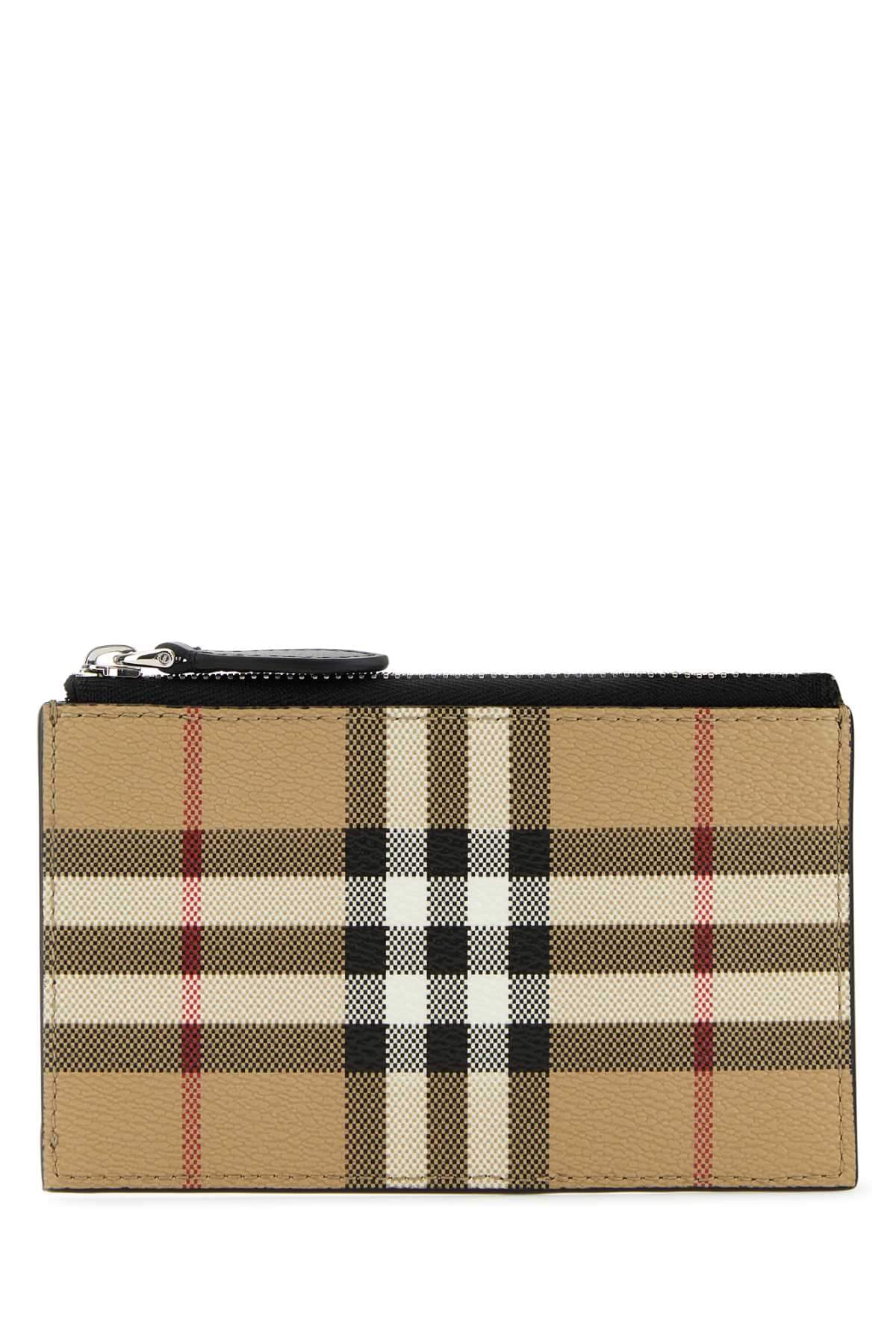 Burberry Men Printed Canvas Wallet