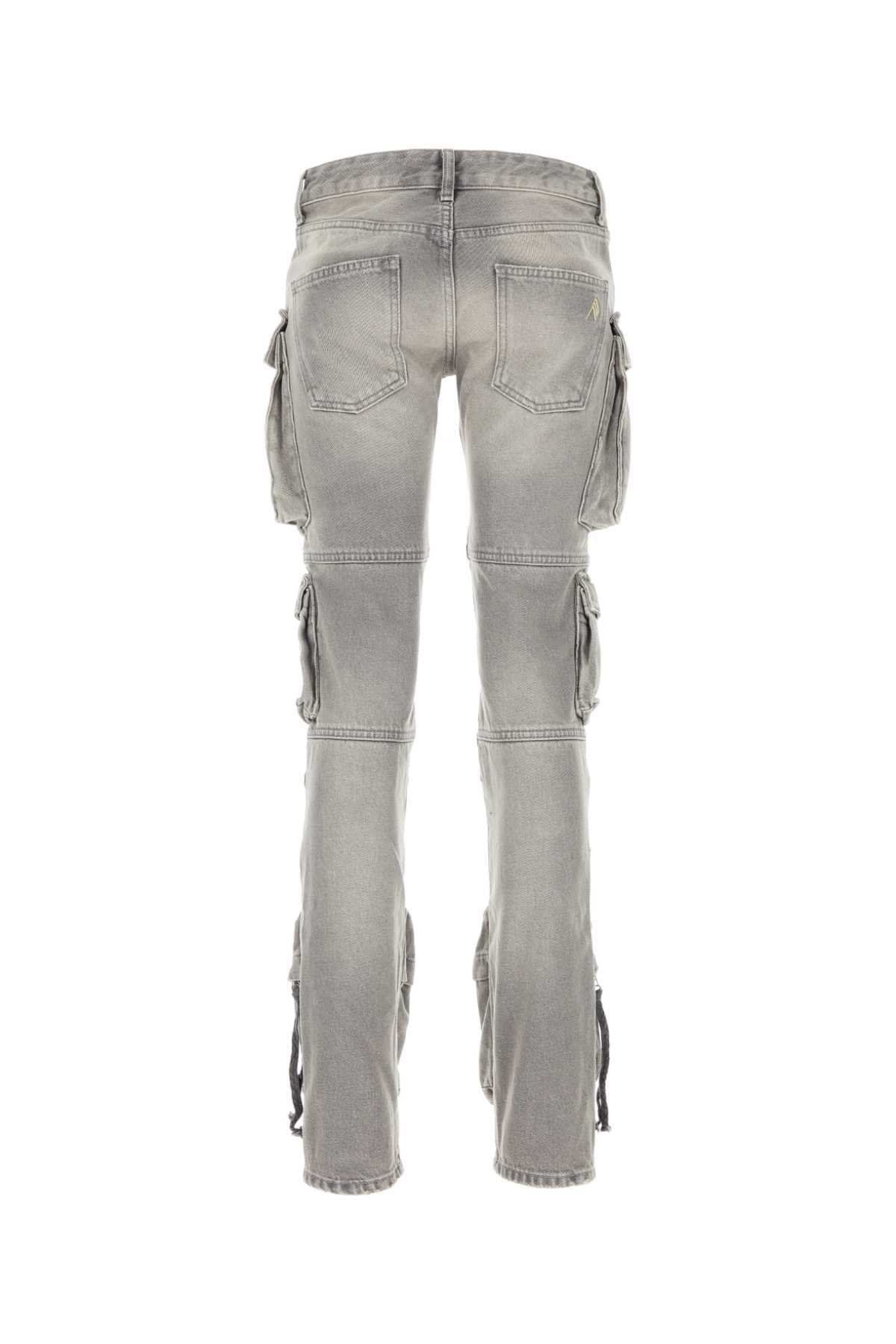 The Attico Women Grey Denim Jeans