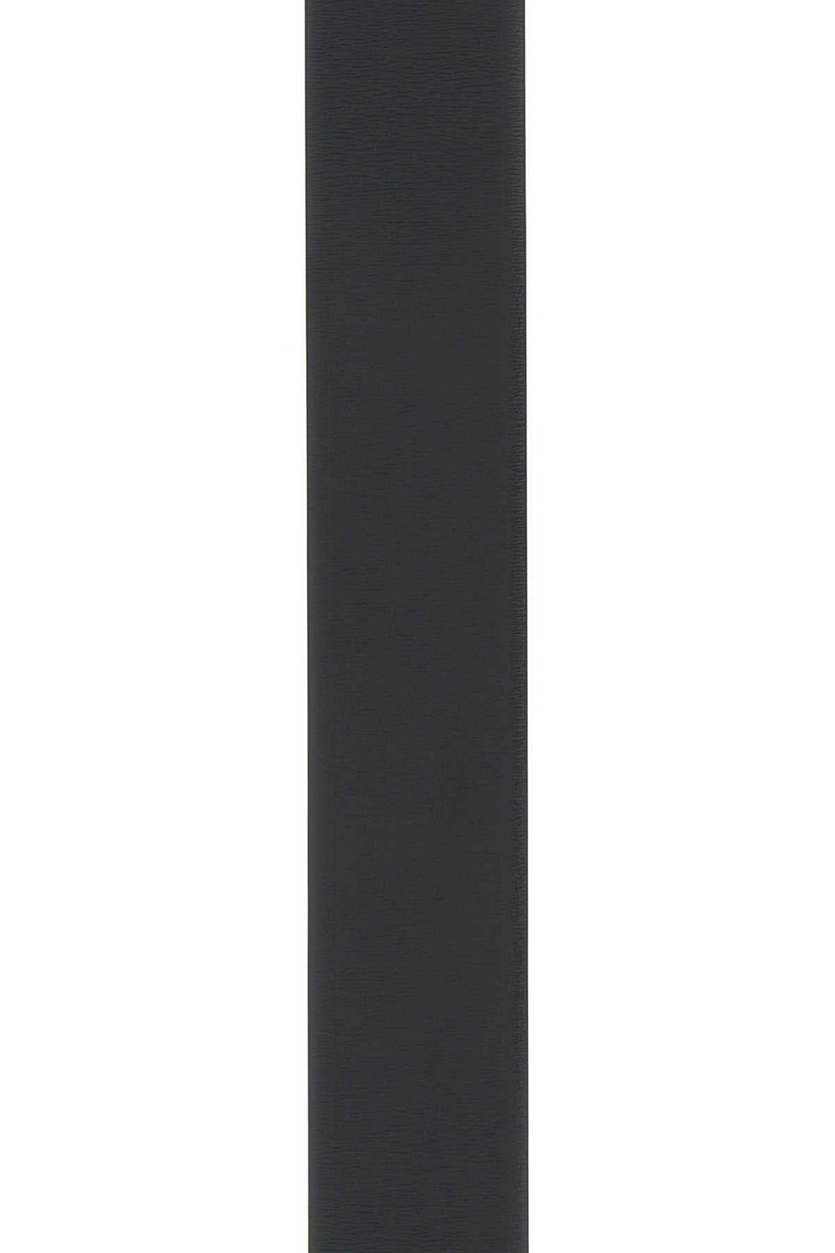 Valentino Garavani Men Black Leather Vlogo Signature Belt