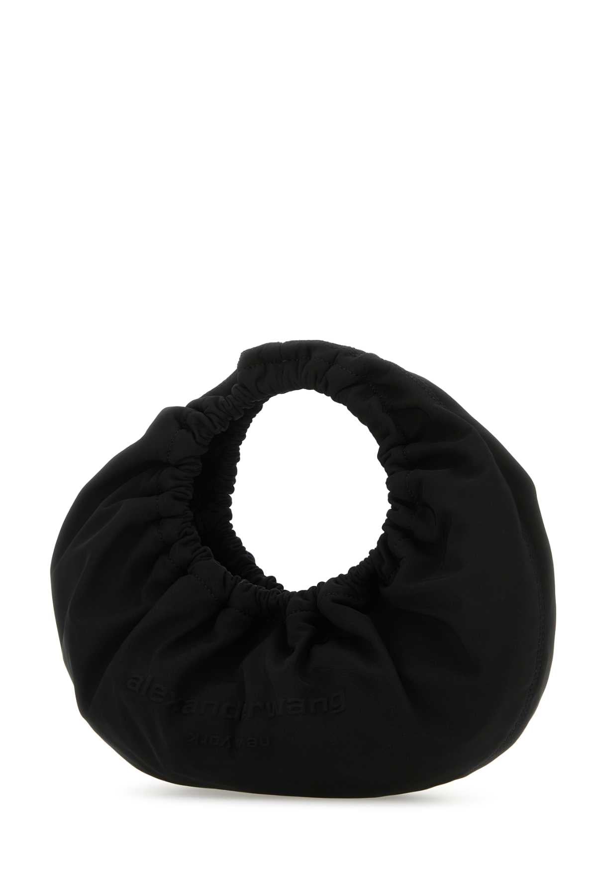 Alexander Wang Women Black Fabric Crescent Small Handbag