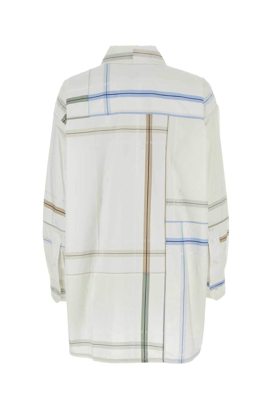 Bottega Veneta Women Embroidered Poplin Shirt