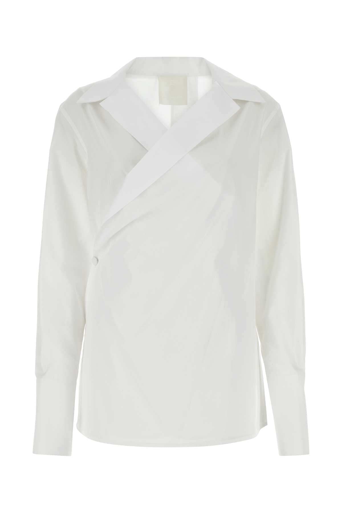 Givenchy Women White Poplin Shirt