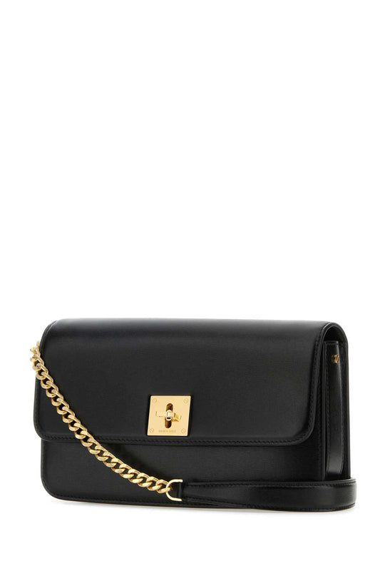 Golden Goose Deluxe Brand Women Black Leather Gioia Clutch