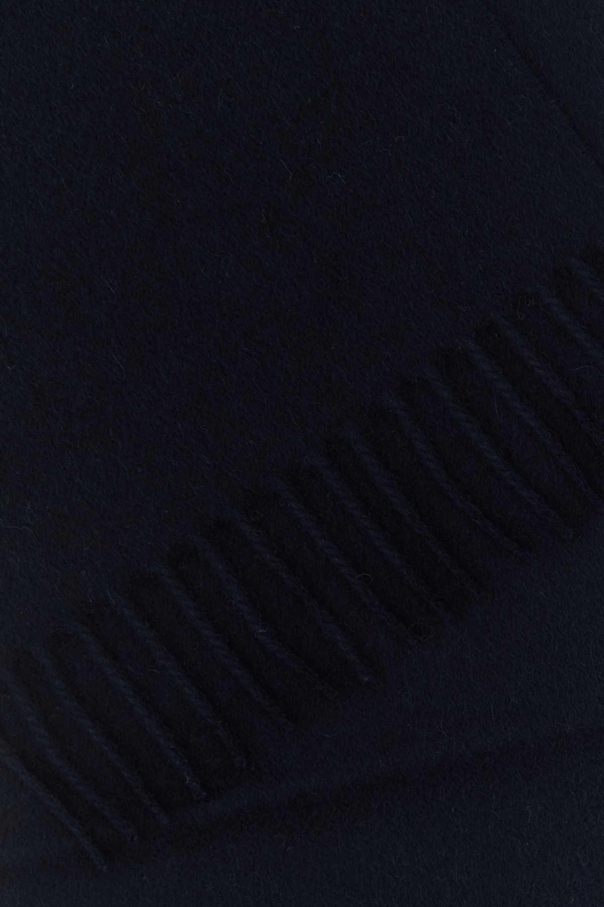 Prada Women Midnight Blue Cashmere Scarf