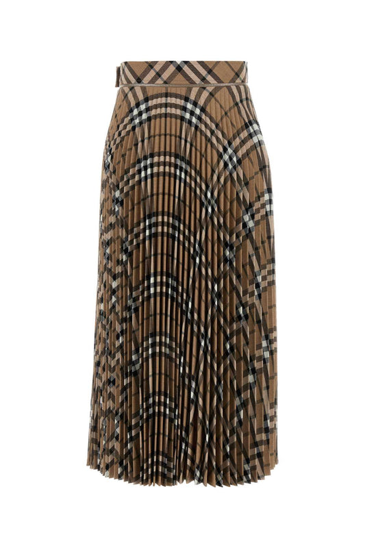 Burberry Women Embroidered Polyester Blend Skirt