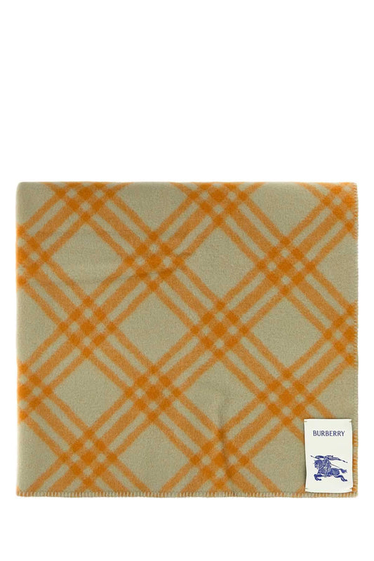 Burberry Women Embroidered Wool Blanket