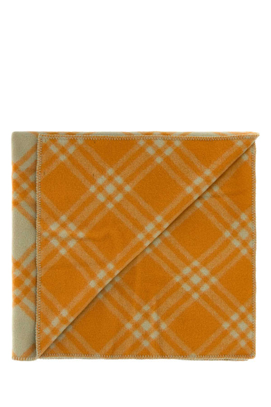 Burberry Women Embroidered Wool Blanket