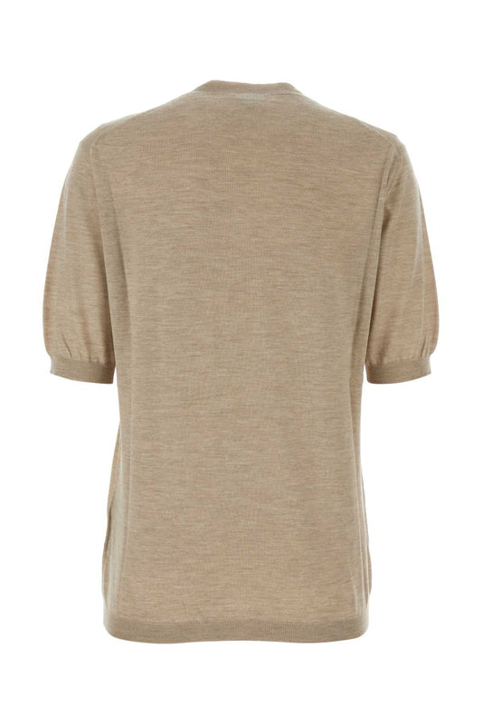 Bottega Veneta Women Cappuccino Cashmere Sweater