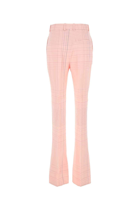 Bottega Veneta Women Pink Stretch Viscose Blend Pant