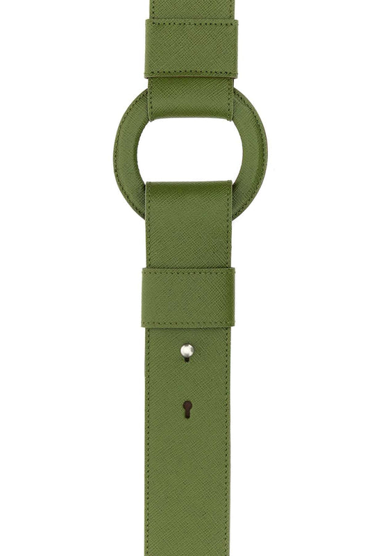 Prada Men Pistachio Green Leather Shoulder Strap
