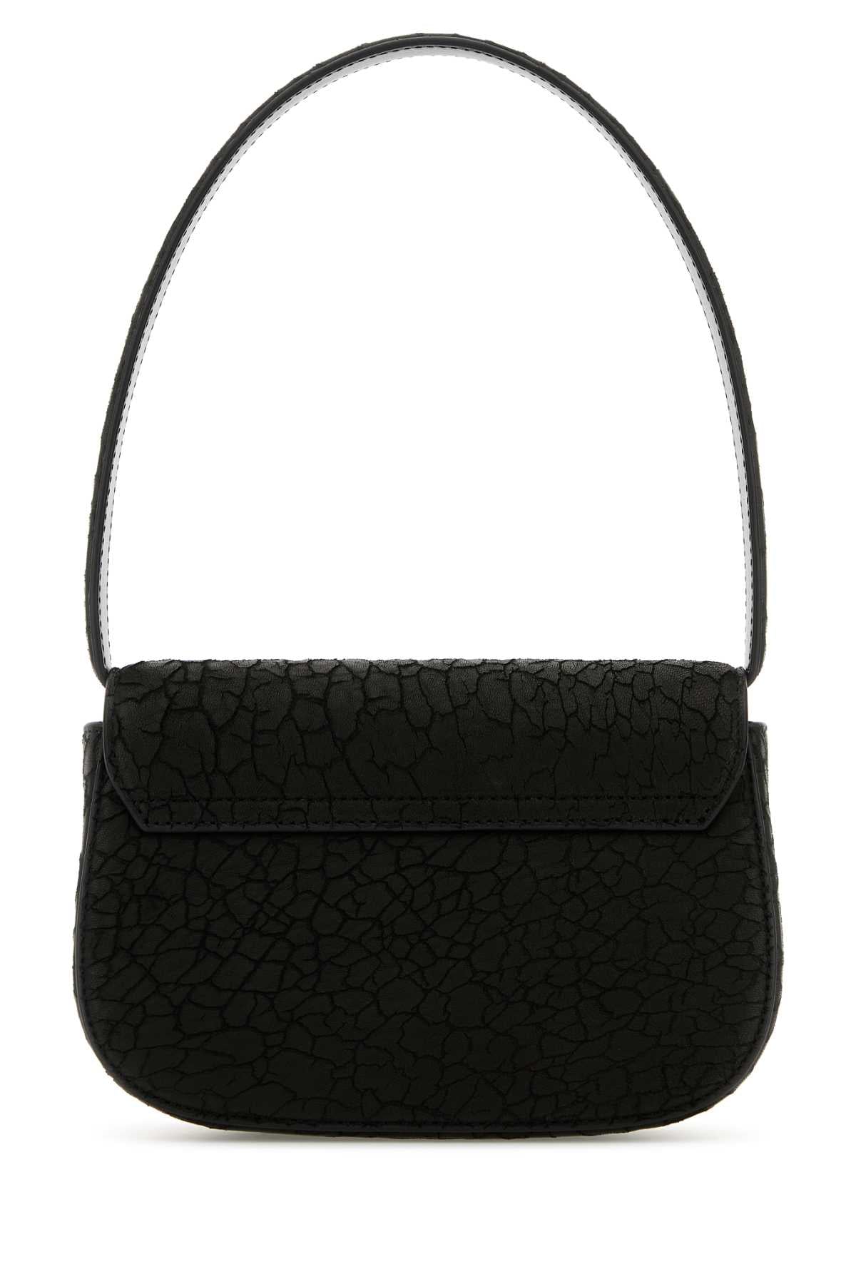 Diesel Women Black Leather 1Dr Shoulder Bag