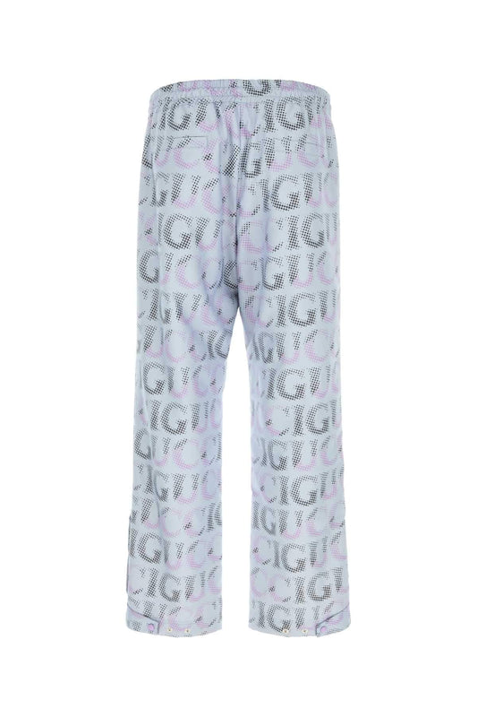 Gucci Men Printed Polyester Pant
